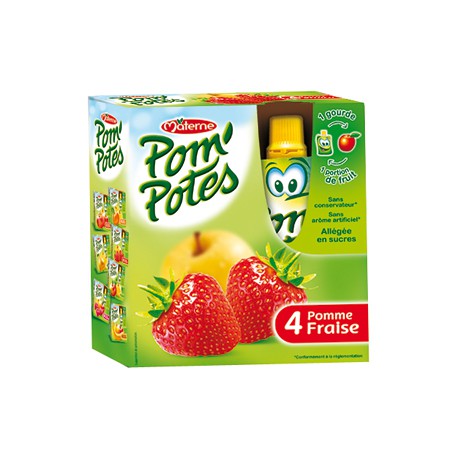 Pom'potes pomme fraise
