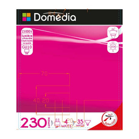 Dom Amp Led Spot 35W Gu10X2
