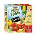 Pompote Pomme Fraise Bio 4X90G