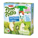 Pom'Potes Materne Spécialité De 5 Fruits Sans Sucres Ajoutés Les 4 Gourdes De 90 G