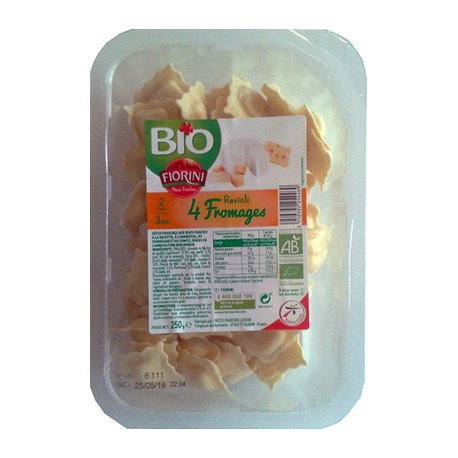 Fior Ravioli Fromages Bio 250G