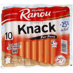 Ranou Knacks Porc Tsr X10 350G