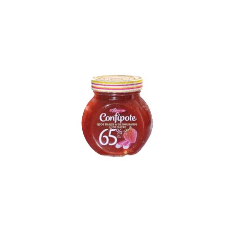 350G Confipote Fraise&Rhubarbe Materne