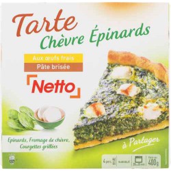 Netto Tarte Chevre/Epinar 400G