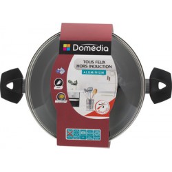 Dom Faitout Alu 24 Cm+Cv