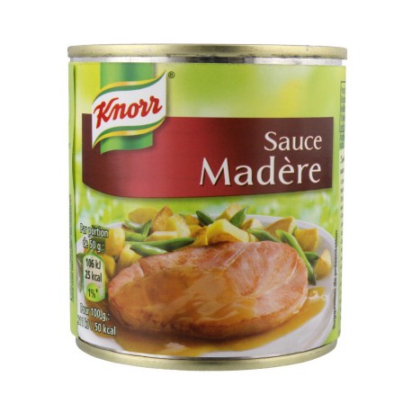 Amora Sauce Cuisinée Madère Amora Knorr Boîte 1/4 200G