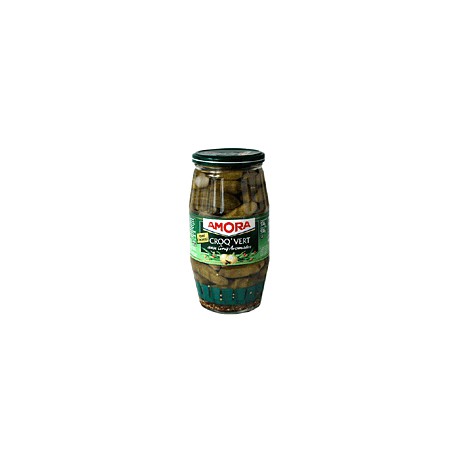 Amora Cornichons Fin Croqvert Bocal 550G