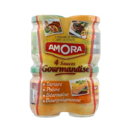 Amora 4 Sauce Fondue Tradition Gourmande Kit 4 Pots - DRH MARKET Sarl