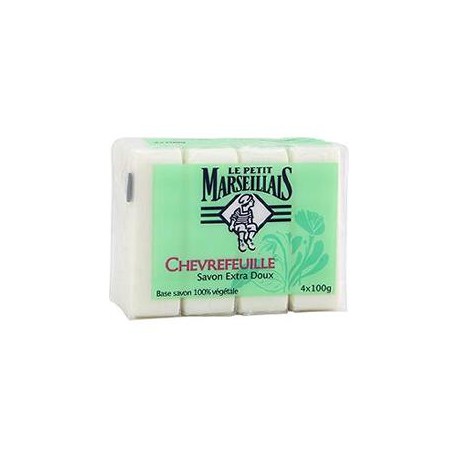 Petit Marseillais Savon Extr.De Chevrefeuille 4X100G