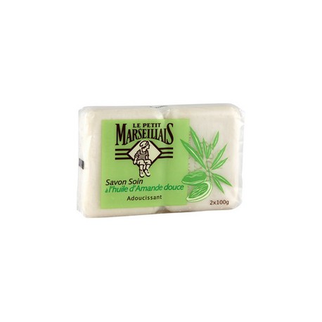 Le Petit Marseillais Savon Crème Huile Amande Douce Petit Marseillais 2X100G