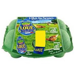 6 Oeufs Bio Moyen Loue