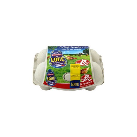 6 Oeufs Label Rouge Loue
