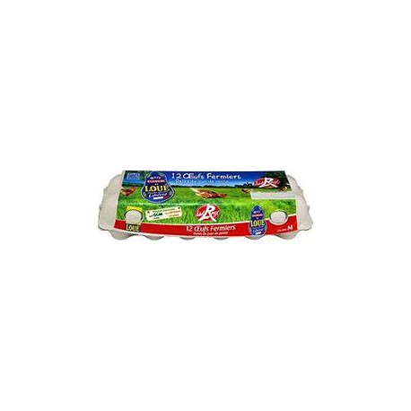 Loue Oeufs Moyens Label Rouge Boite X11