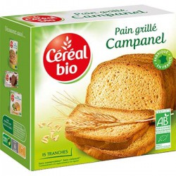 250G Pain Grille Campagne Cereal Bio