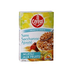 Cereal Muesli Sans Sucre 375G
