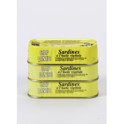 Sardine Huile Vegetale Cap Dinec 3X125G