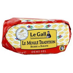 Le Gall Laiterie Beurre Baratt Pur Fermier Demi Sel 500G