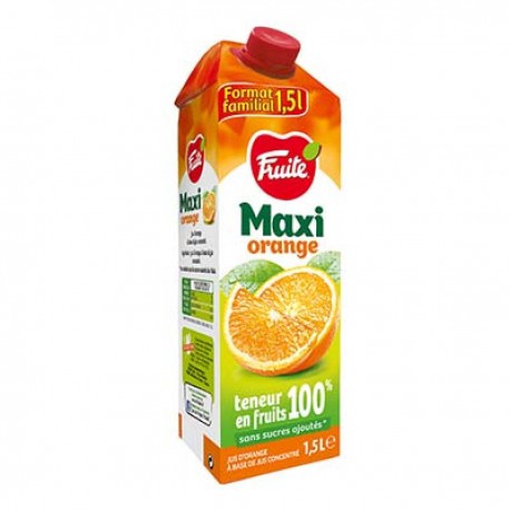Brick 1.5L Jus Abc Orange Fruite
