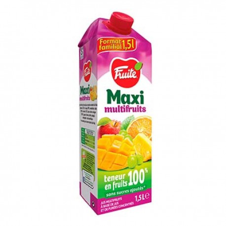 Fruite Jus Multifruits Abc Fruité Gamme Famille Slim 1.5L