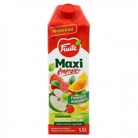 Brick 1,5L Maxi Energie+Tonique Agrume Joker