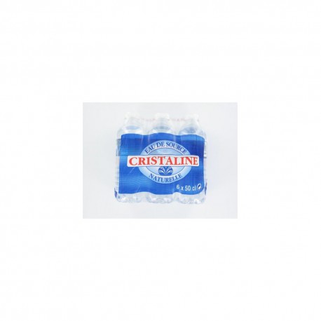 Pack Bouteille Pet 6X50Cl Cristaline Gazeuse
