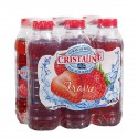 6X0.50L Pet Cristaline Fraise