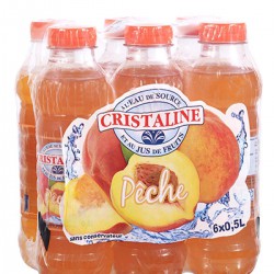 Pet 6X50Cl Cristaline Peche