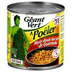 Bte 1/2 Mais Jaune A Poeler Geant Vert
