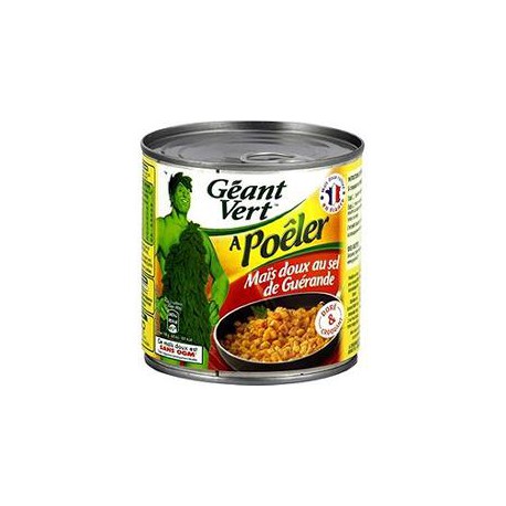 Bte 1/2 Mais Jaune A Poeler Geant Vert
