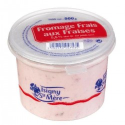 500G Fromage Frais Fraise Isigny