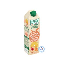Bouteille Pet 1L Cueillette Gourmande Orande/Nectarine/Abricot Pressade