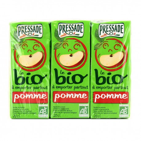 Pressade Nectar Bio Pomme Brick 6X20Cl