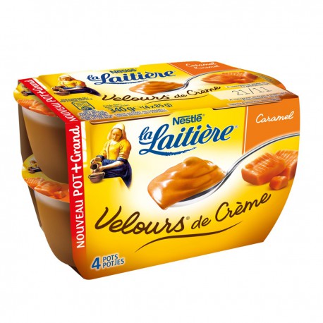 Lait.Velour De Cr.Caramel4X85G