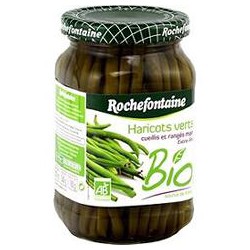 Bocal 400G Haricot Vert Extra Fin Ranges Bio Rochefontaine