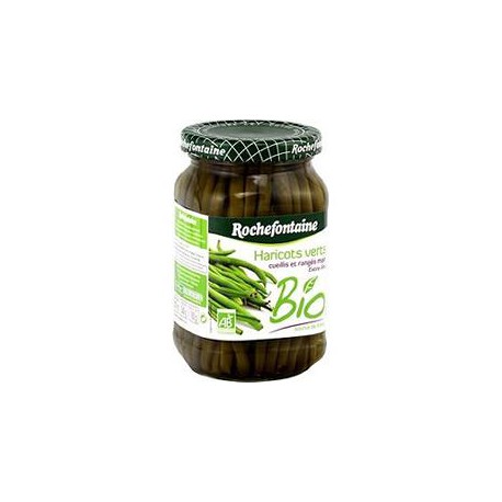 Bocal 400G Haricot Vert Extra Fin Ranges Bio Rochefontaine