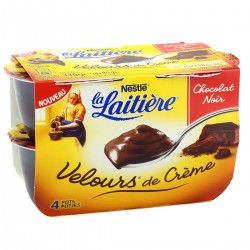 Lait.Vel.Crem.Choco Noir 4X85G