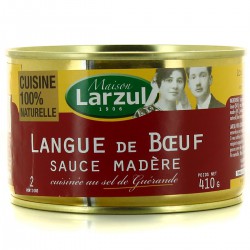 Bte 1/2 Langue De Boeuf Sauce Madere Larzul