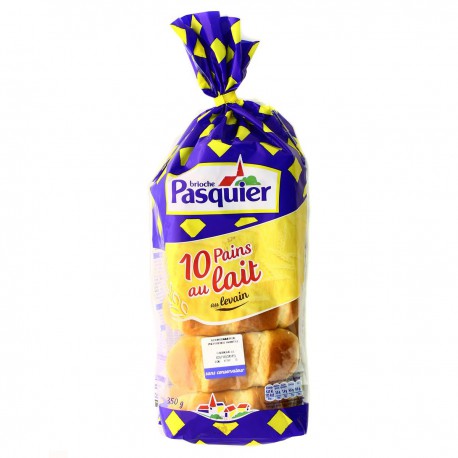 350G X10 Pains Lait Pasquier