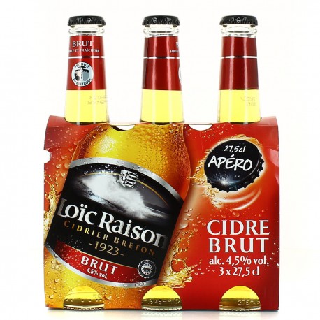 3X27.5Cl Cidre Brut L.Raison