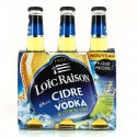 Pack 3X27,5Cl Cidre Vodka Loic Raison 6°