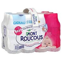 Pack Bouteille Pet 12X25Cl Eau Minerale Mont Roucous