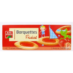 Barquettes Fraise 120G.Bf