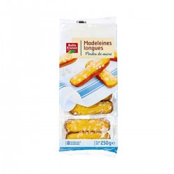 Madeleines Longues Perles Sucre 250G Belle France