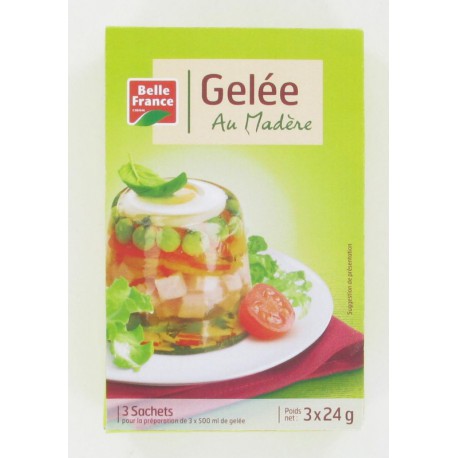 Et.3 Sachets Gelee Saveur Vin De Madere 24G B.F
