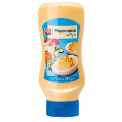 Mayonnaise Nature Allegee Top Down 450G B.France