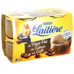4X100G Creme Cafe La Laitiere