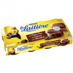 8X100G Creme Chocolat La Laitiere