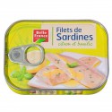 1/7 Filet Sardine Citron Basilic 100G Belle France