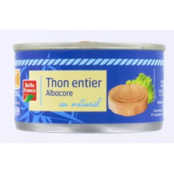 1/6 Thon Entier Albacore Au Naturel Belle France