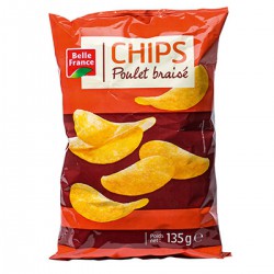 Chips Poulet Braise 135G Belle France